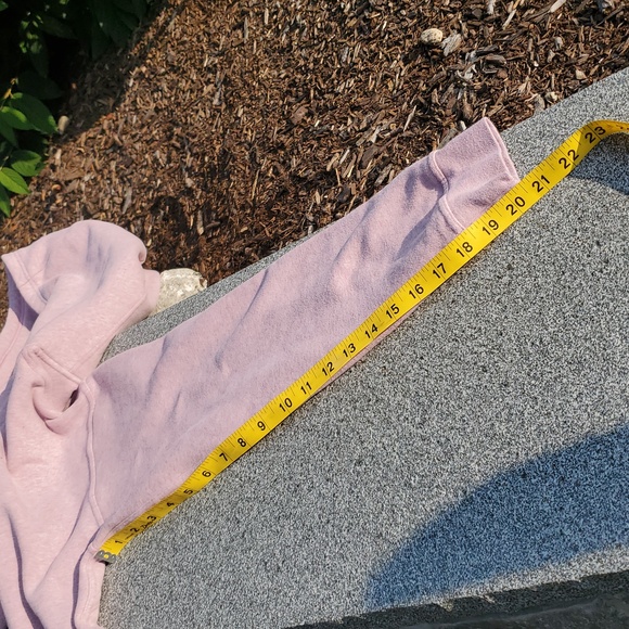 Lululemon W3DVBS All Yours Fleece Hoodie In Heathered Pink Taupe Size 8 - Picture 9 of 14